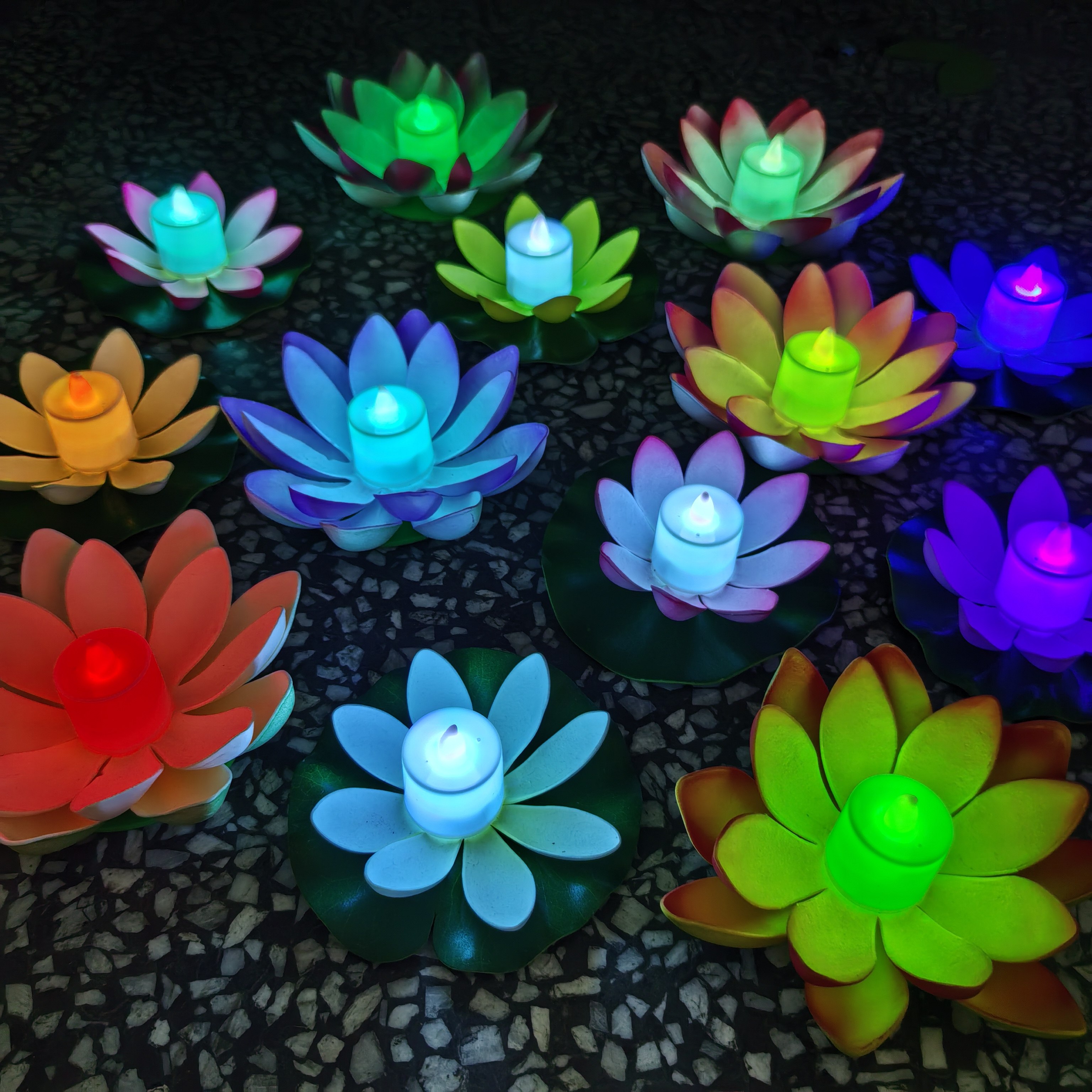 中元节电子蜡烛河灯批发