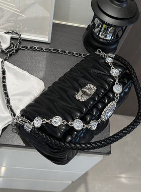 Clean Knоck小众褶皱云朵包2026新款潮链条腋下包单肩手提斜挎包