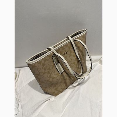 Clean Knоck单肩大包大容量女包手提袋包包女大学生老花包托特包
