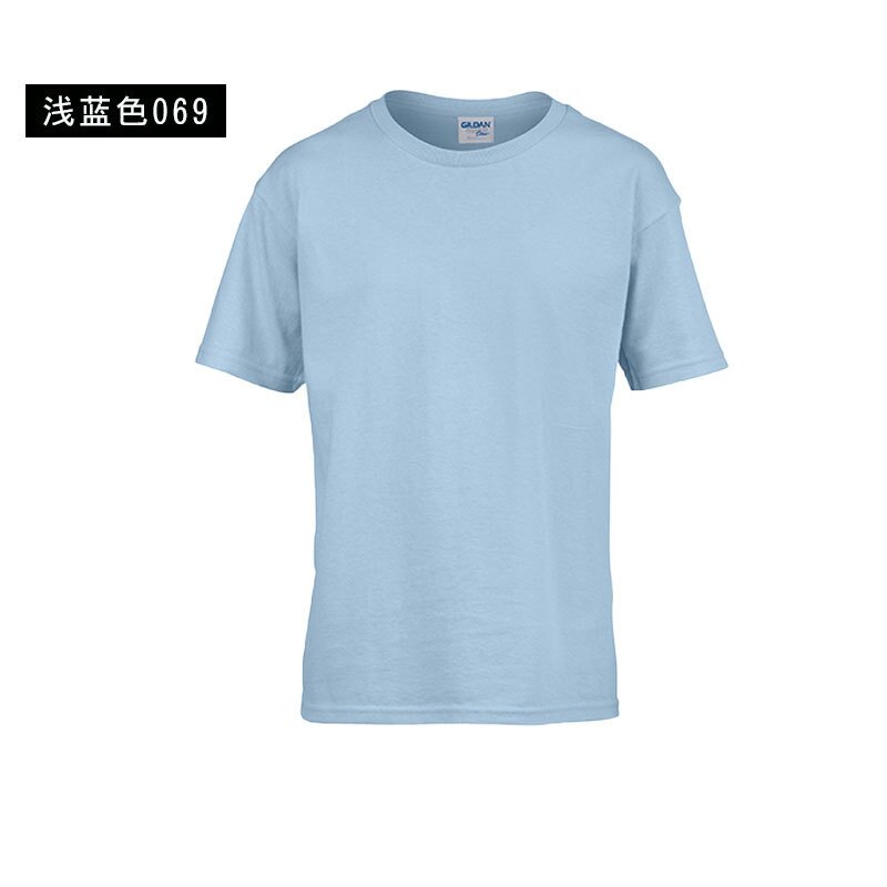 GILDAN杰丹 76000B纯色童款圆领t恤吉尔丹广告衫文化衫短袖印logo
