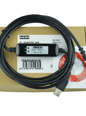 NPCU-01适用ABB变频器ACS800 600 1000 DCS500调试电缆USB 数据线