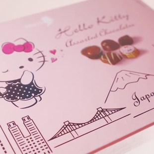 日本mary‘s玛丽hellokitty限定什锦巧克力情人节零食伴手礼物盒