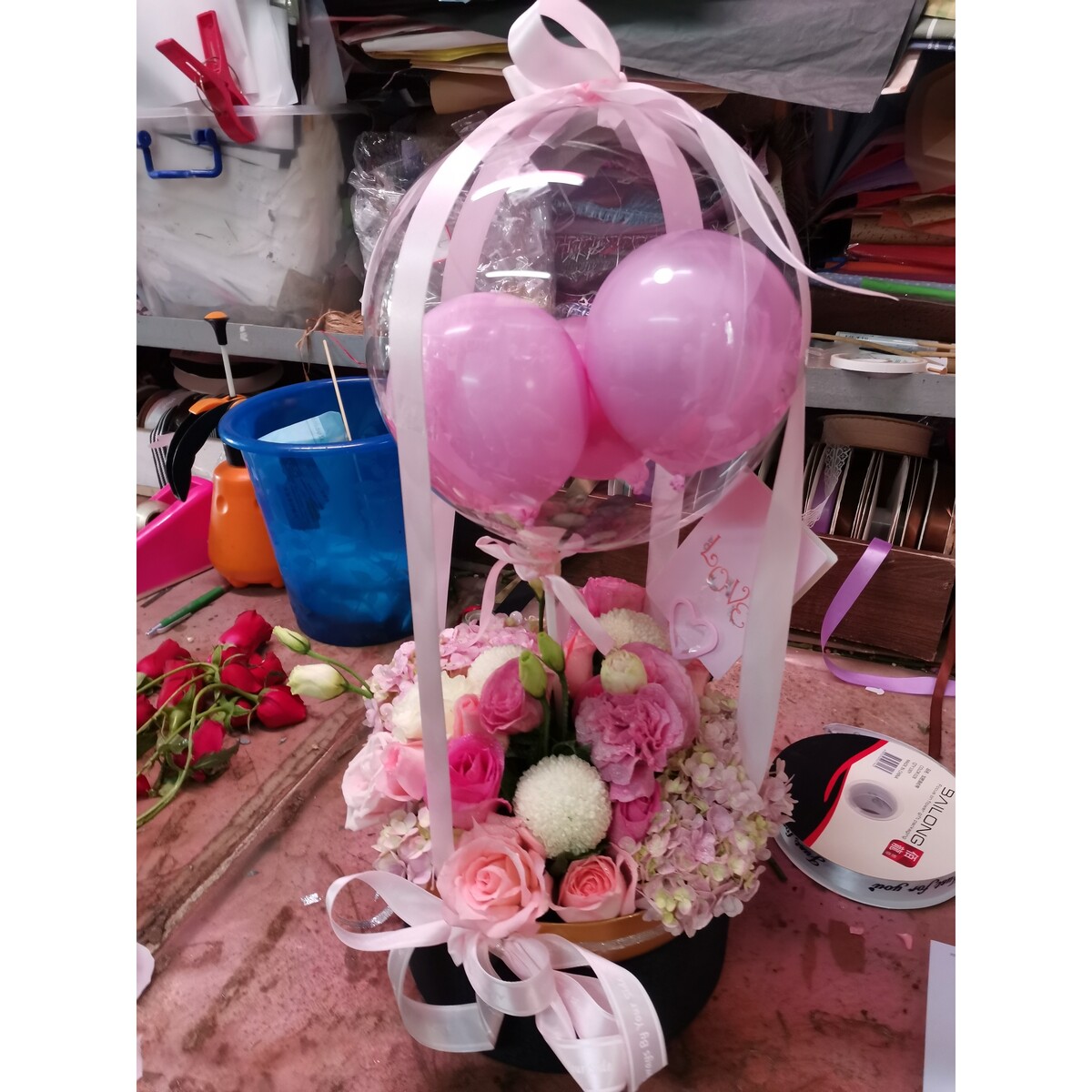 抖音网红气球鲜花礼盒大连沈阳鲜花店沙河口西岗中山高新情人节