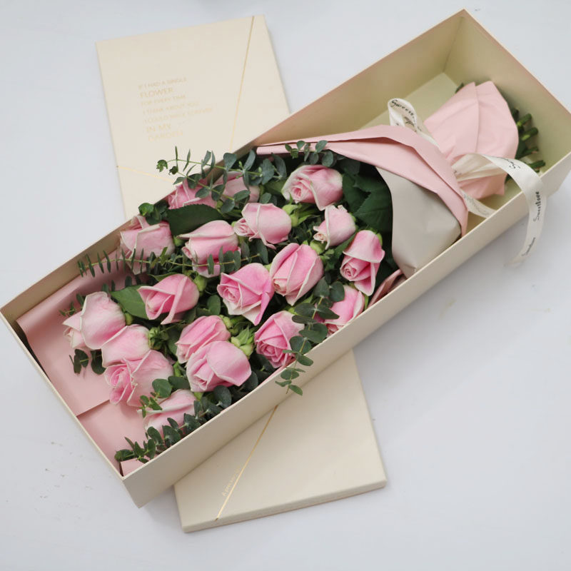 玫瑰礼盒玫瑰道歉情人节母亲节生日花束北京天津同城送花鲜花速递