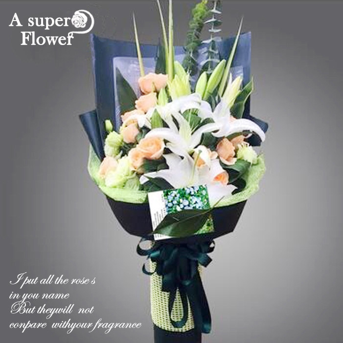 杭州宁波鲜花同城速递绣球玫瑰花束闺蜜生日礼物萧山下沙花店送花