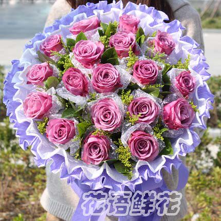 情人节黄玫瑰生日道歉花束鲜花速递广州越秀天河番禺荔湾海珠送花
