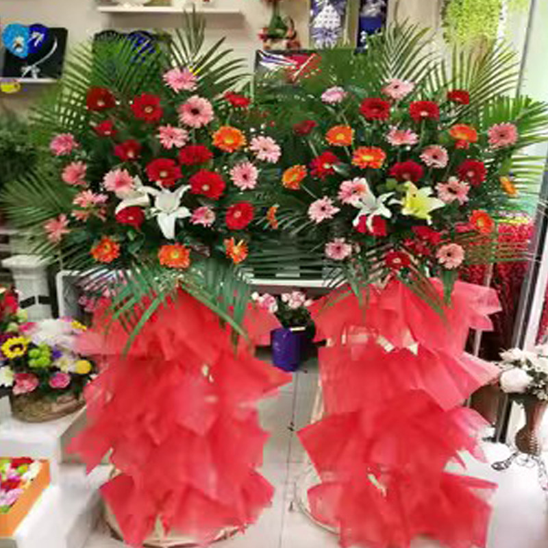 开业花篮 太原市鲜花同城速递 开张庆典商务演出乔迁临汾大同榆次