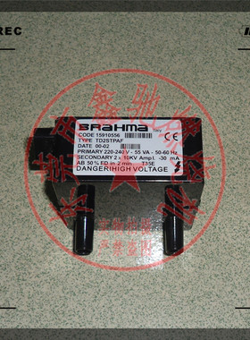 BRAHMA巴拿马电子式点火变压器TD2STPAF 2x10KV 50% 燃烧器配件