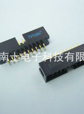 精工南士 DC3-20P 镀金 直针 简易牛角ISP接口JTAG插座2.54mm间距
