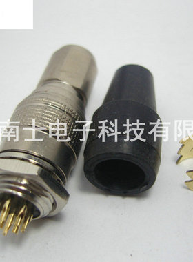 MINSOO 敏烁 YC12 7芯 航空插头 航空插座 12mm 精密 快速插拔