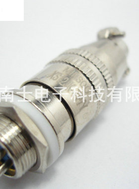 MINSOO 敏烁 XS12 7芯 航空插头 圆形插座 12mm 快速插拔 推拉式