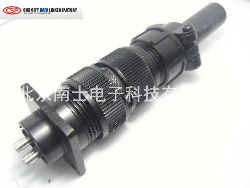 大发CSP防水航空插头插座P20/PB20-4芯20MM圆形连接器PB20K6Q/J6A