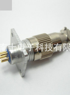 JINLIAN 锦连 XD5 5芯 航空插头 法兰插座 开孔8mm XD5J5A/XD5K5P