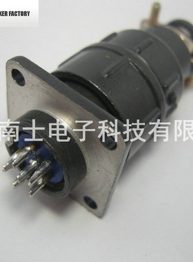 CSP 大发 CX16 6芯 航空插头 法兰插座 开孔16MM连接器 CX16Z6FG1