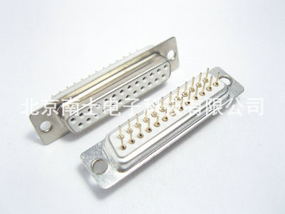 优质 镀金 DP25母头 孔 DB25 RS232 COM口接头直插插板焊板式并口