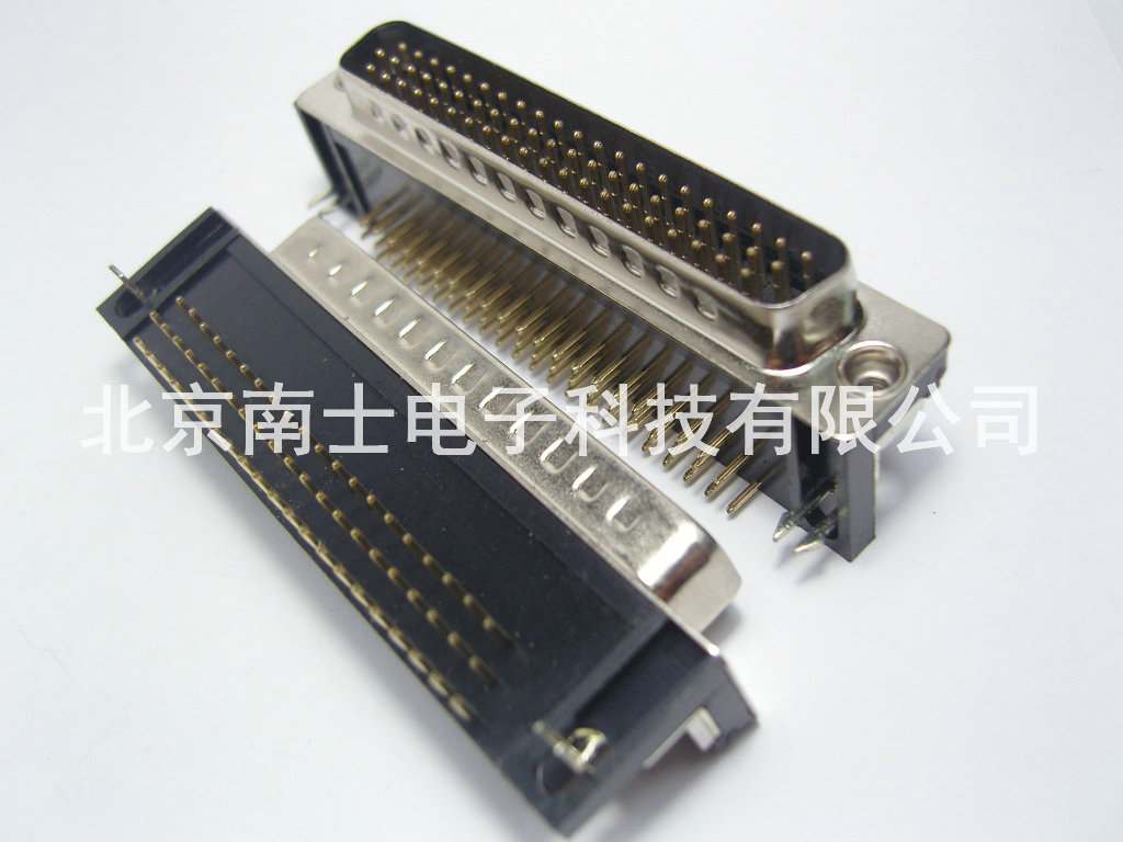 优质 镀金 HDR62公头 DR62针 HDB62 DB62 弯脚 插板 焊板式 铆合