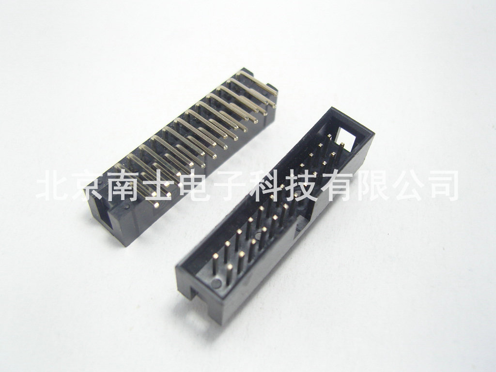 DENK DC3-24P 弯针 简易牛角 ISP下载接口 JTAG 插座 2.54mm间距