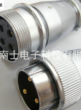 WEIPU 威浦 WS32 4芯 航空插头 对接插座 开孔32mm WS32K4ZQ J4TQ