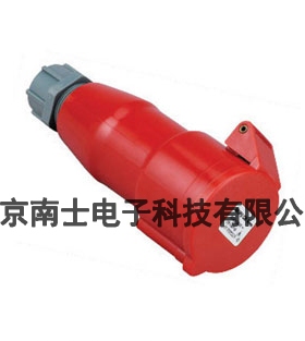 WEIPU 威浦 TYP2818 4芯 3P+E 工业插头防溅 32A 电缆连接器 IP44