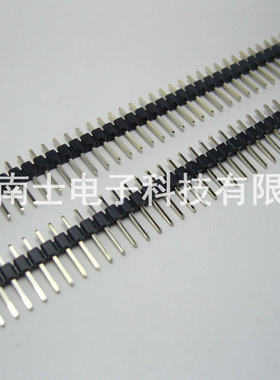 优质 镀金 1*40P 40PIN 间距2.54MM 针长11MM单排针 单排排针直针