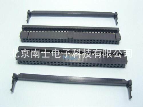 精工南士 FC-60P IDC压线头 ISP接头JTAG牛角插头2.54mm间距 黑色