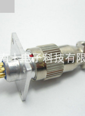 JINLIAN 锦连 XD5 7芯 航空插头 法兰插座 开孔8mm XD5J7A/XD5K7P