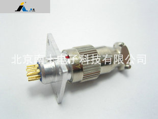 JINLIAN 锦连 XD5 7芯 航空插头 法兰插座 开孔8mm XD5J7A/XD5K7P