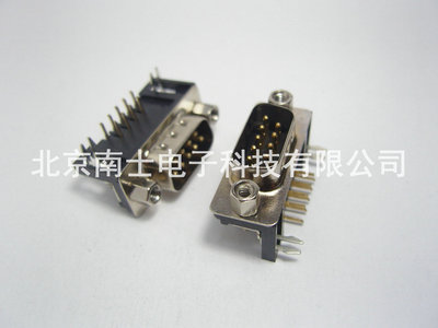优质 镀金 DR9公头 DR9针 DB9接头 90度弯脚 插板式 焊板式 串口