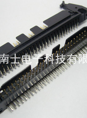 DENK DC2-60P Pin 弯脚 ISP接头 JTAG 牛角插座 2.54mm间距 黑色