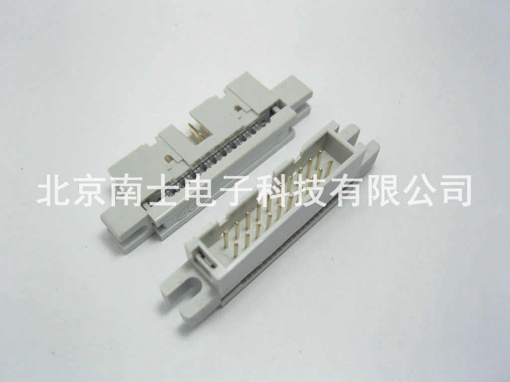 优质 DC3-20P 压线式 简易牛角 ISP接口 JTAG 插座 2.54mm间距 灰