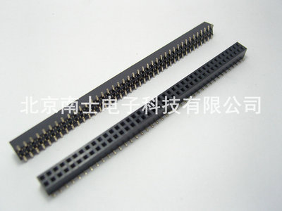 优质 镀金 2*40P 80PIN 贴片 SMT 双排母座 排针插座 间距2.0MM
