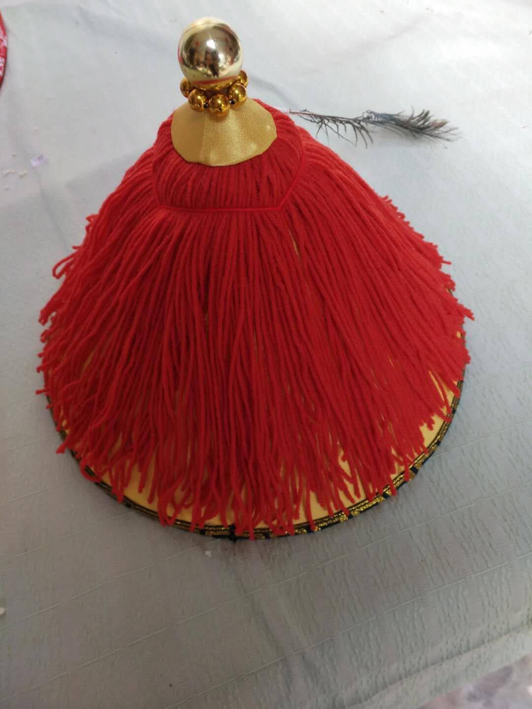 古装戏剧舞台表演清朝官兵侍卫服装兵服帽子