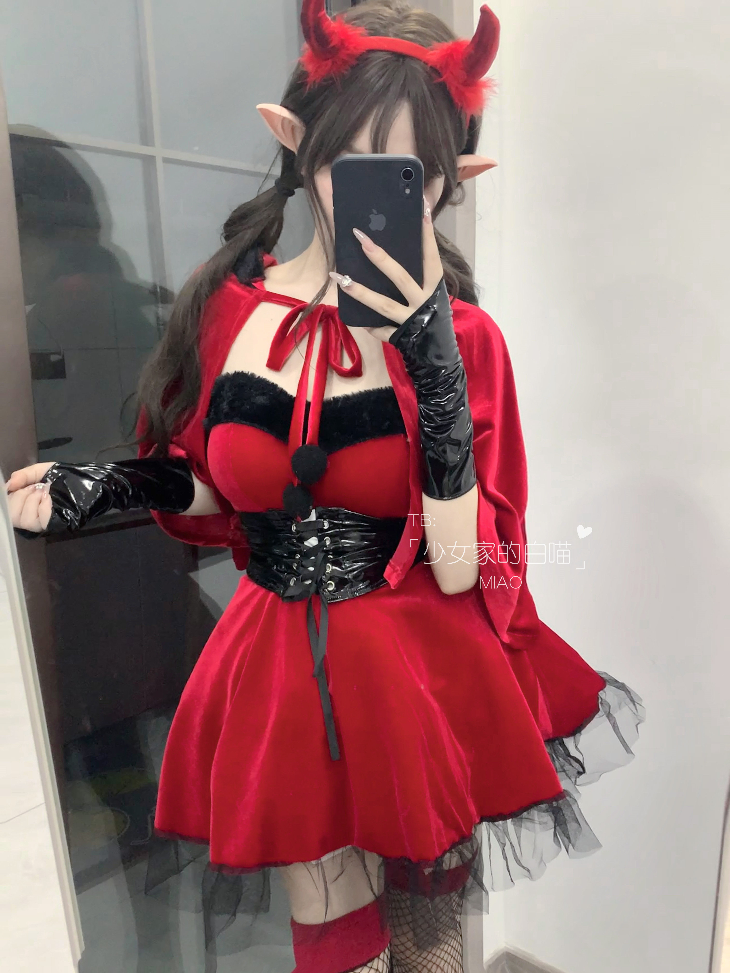 万圣节cosplay小恶魔圣诞战袍