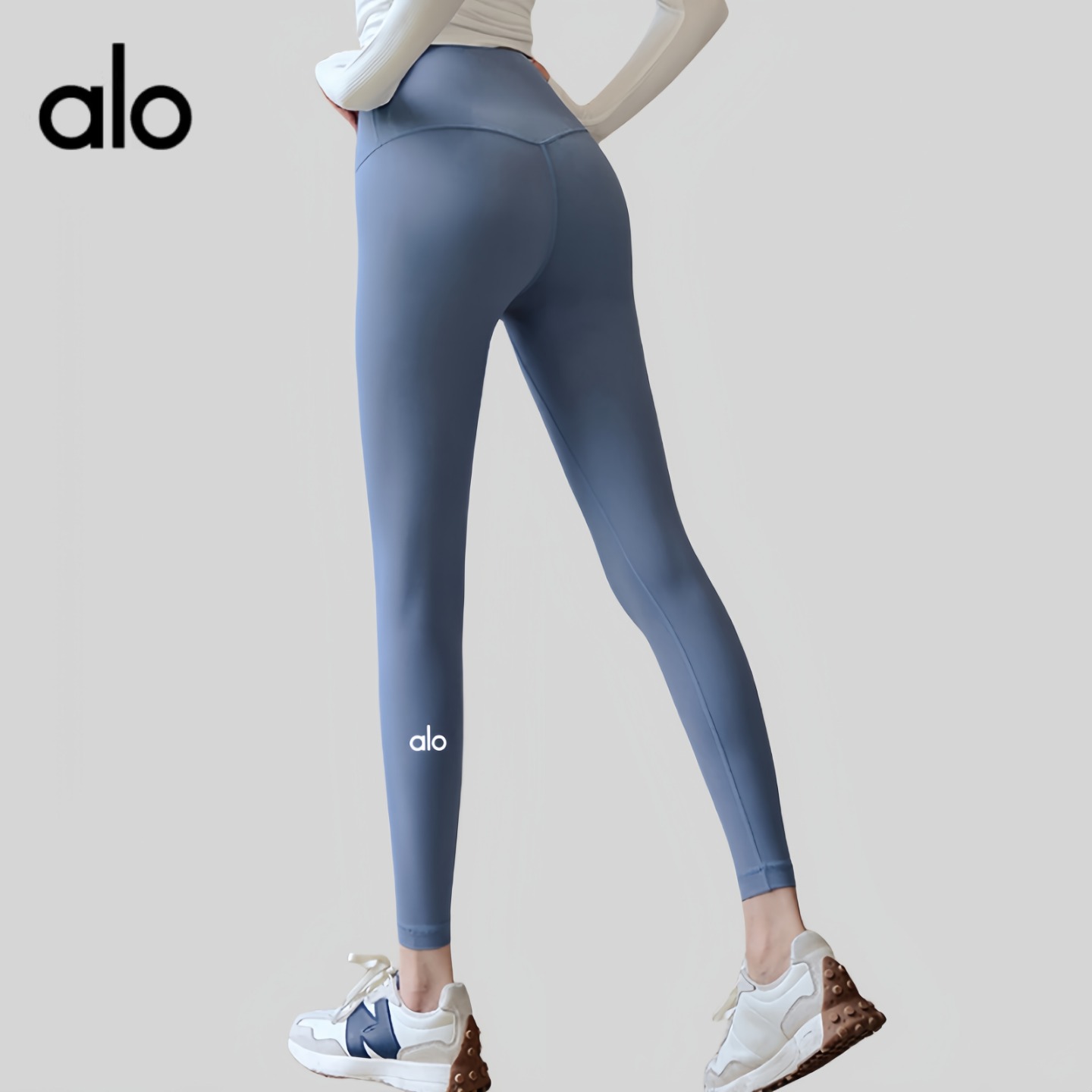 AIo秋冬裸感高腰提臀健身瑜伽裤