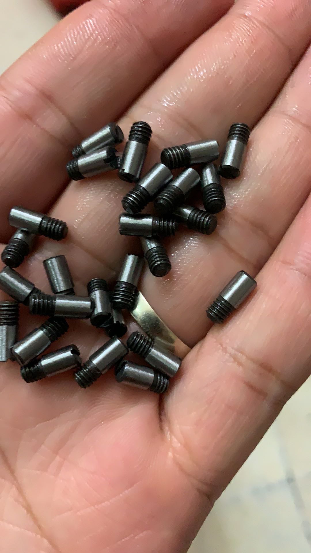 GB878螺尾柱销 外螺纹圆柱销 开尾圆柱销M5X25