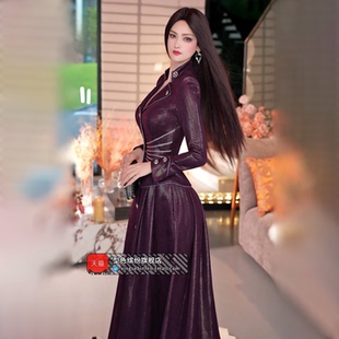 秋冬气质减龄欧美高级感重工大衣女2026新款干练修身收腰外套