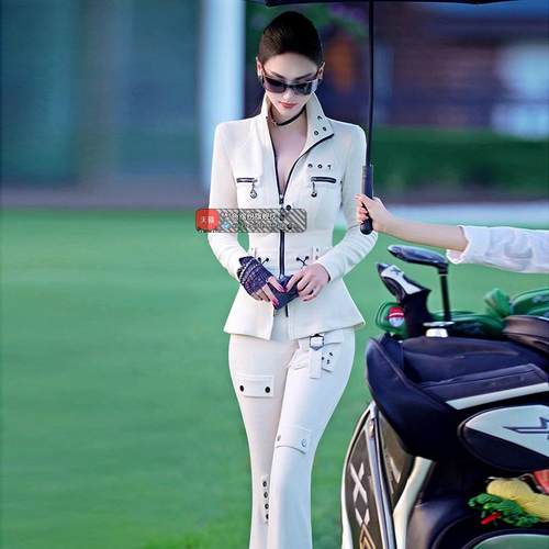 设计感小众套装白色秋冬两件套