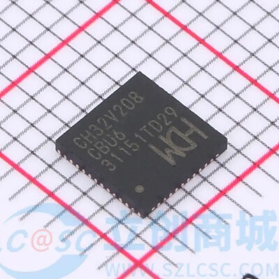 全新原装 CH32V208CBU6 封装 QFN-48(5x5)