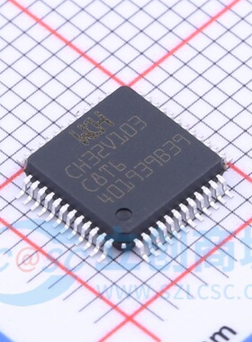 原装正品 CH32V103C8T6 LQFP-48 RISC-V内核 32位微控制器-MCU