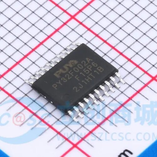 全新原装PY32F002AF15P6TU（管）封装TSSOP-20 32位微控制器