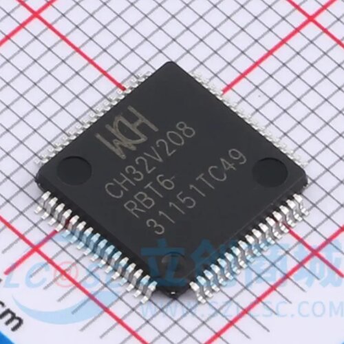 全新原装 CH32V208RBT6 封装 LQFP-64M(10x10)
