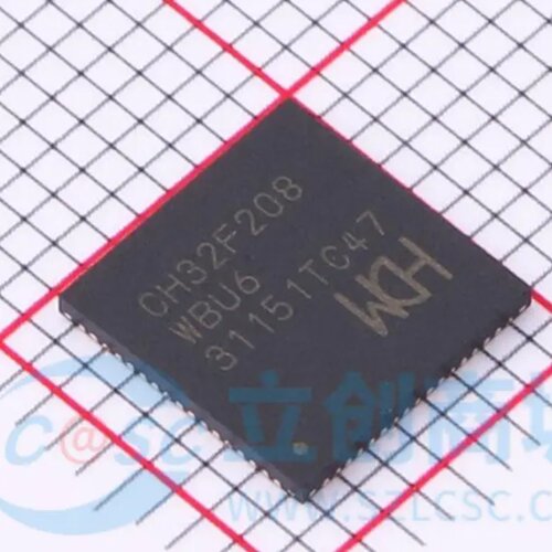 全新原装 CH32F208WBU6 封装 QFN-68(8x8)