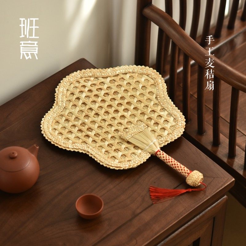 手工编织麦秆扇子大蒲扇老式夏季纳凉芭蕉扇手摇宝宝扇中国风古典,餐饮具,茶道/零配,淘宝优惠券,粉丝福利购,淘宝优惠卷