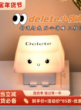 Delete小夜灯助眠灯即亮感应灯走廊感应灯充电定时卧室睡眠氛围灯
