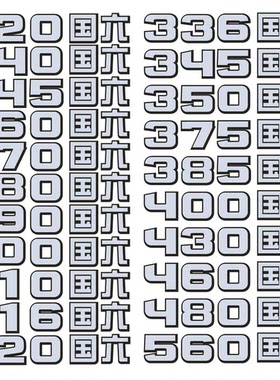 陕汽德龙X3000/M3000马力车贴