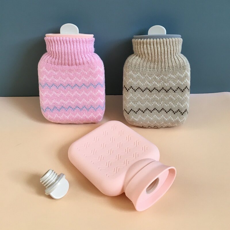 出口日本硅胶热水袋暖肚子注水暖水袋学生暖手宝便携式暖手袋A19