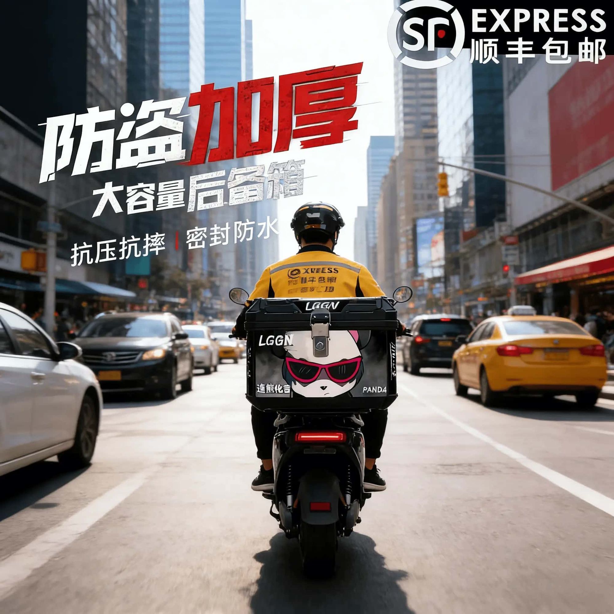 电瓶车摩托车尾箱爱玛台铃九号大尾箱N1小牛后备��