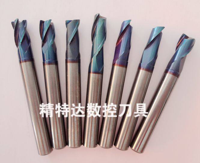 韩国YG高硬度铣刀8mmx60-65L 二手旧铣刀 进口铣刀 蓝色球刀平刀