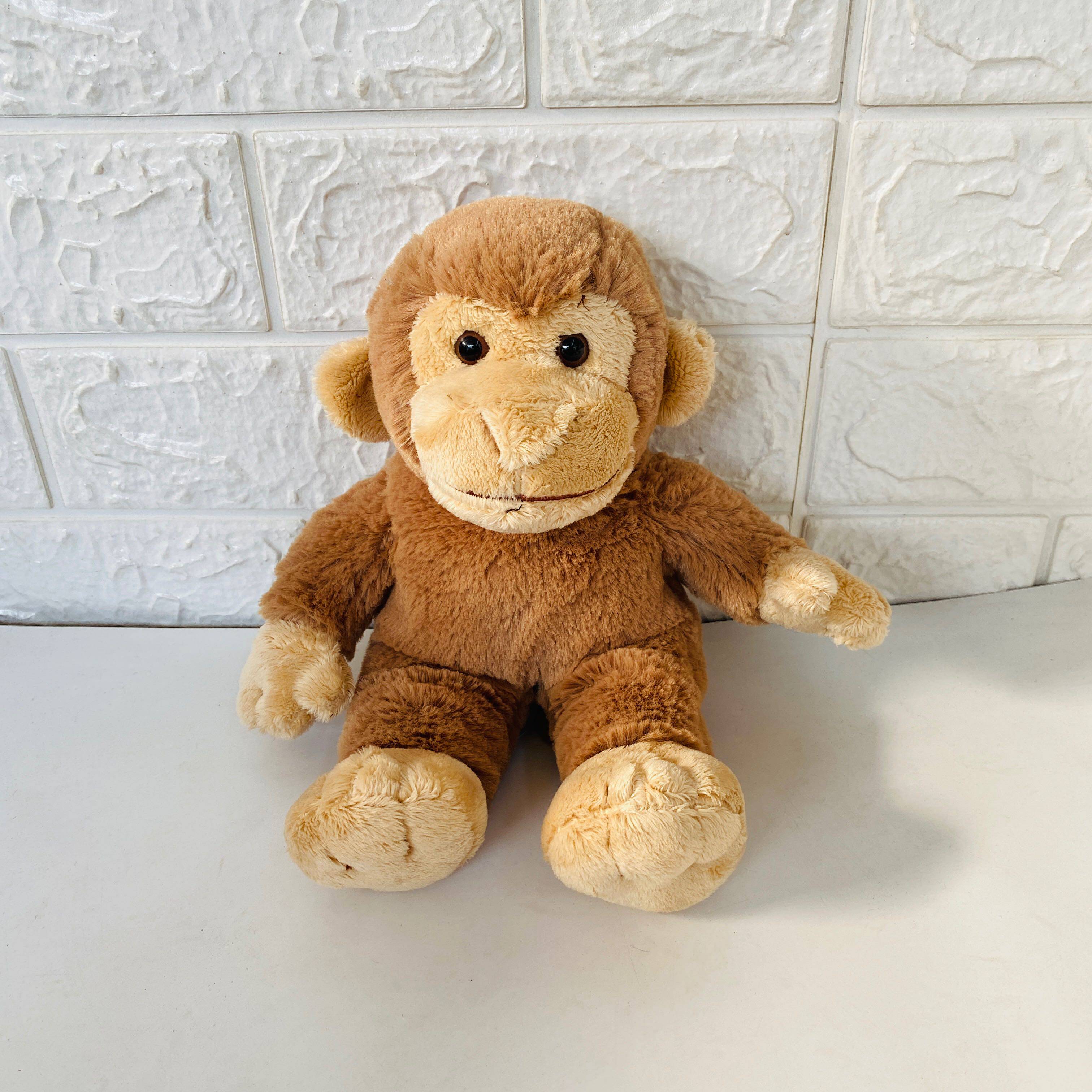 外贸尾货猴子猩猩毛绒玩具 可爱顺滑小猴子毛绒娃娃 送孩子礼物