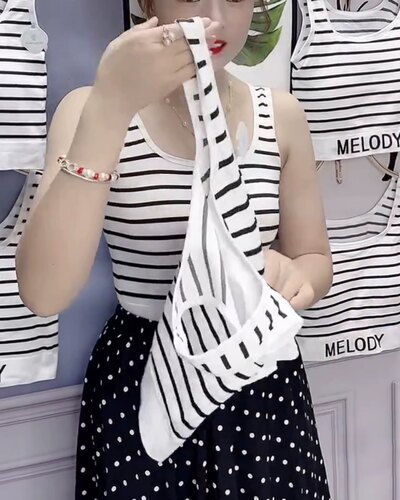 四季美背文胸一体背心
